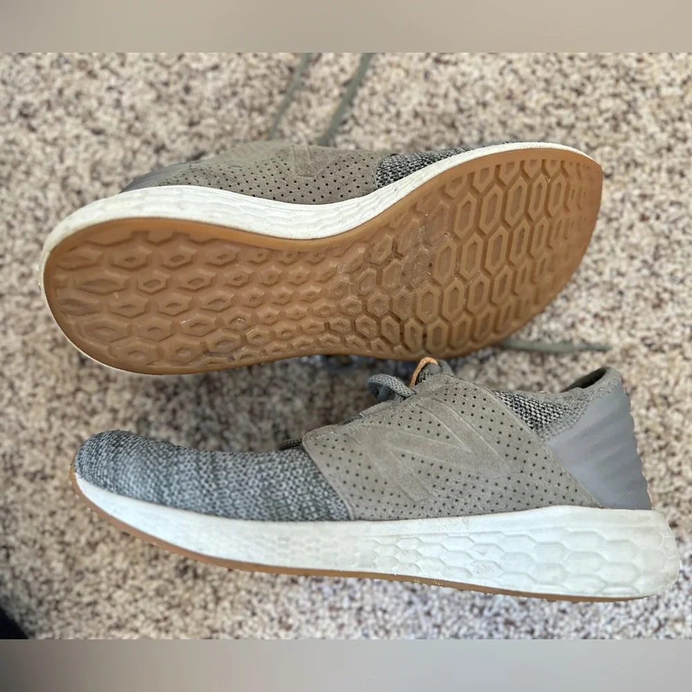 Men’s New Balance Fresh Foam Cruz v2 Knit Military Foliage Green Running Shoes - Picture 11 of 13